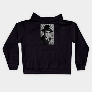 Classic Film: Fred MacMurray BW Kids Hoodie